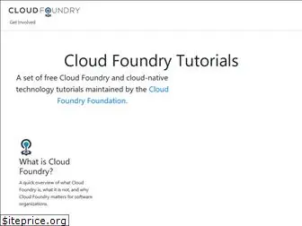 tutorials.cloudfoundry.org