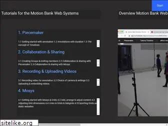 tutorials.motionbank.org