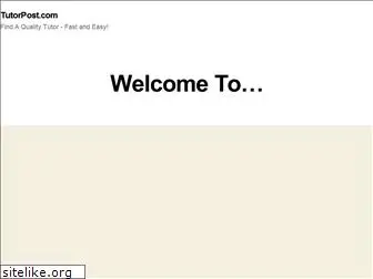 tutorpost.com