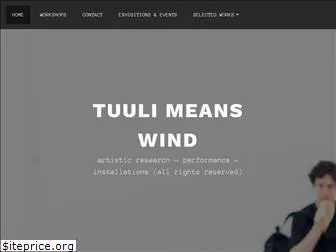 tuulimeanswind.com