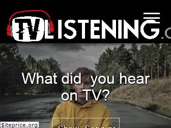 tvlistening.com