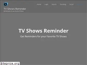 tvshowsreminder.com