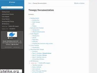 tweepy2.readthedocs.io