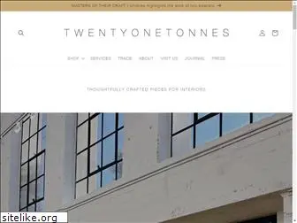twentyonetonnes.com