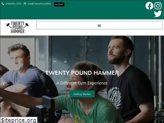 twentypoundhammer.com