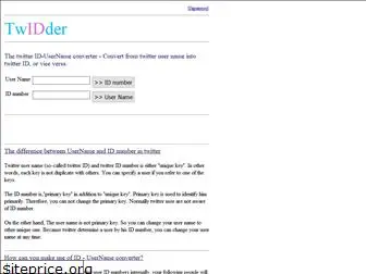 twidder.info