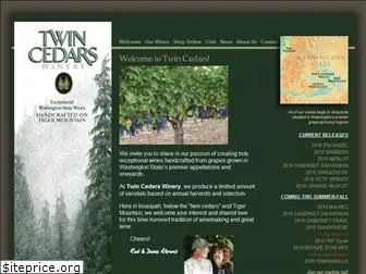 twincedarswinery.com