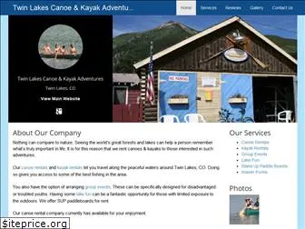 twinlakescanoeandkayak.com