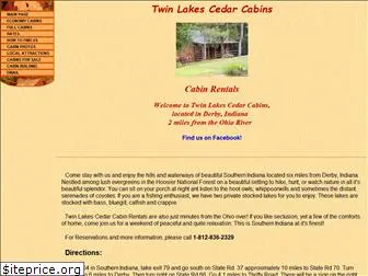 twinlakescedarcabins.com