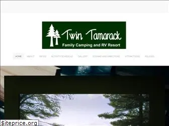 twintamarackcampground.com