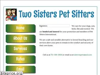 twosisterspetsitters.com