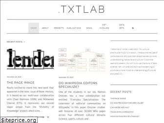 txtlab.org