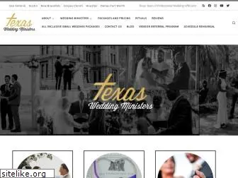 txweddingministers.com