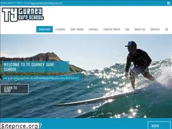 tygurneysurfschool.com