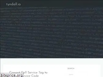 tyndall.io