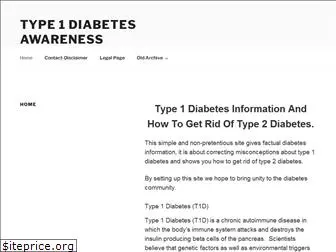 type1diabetesawareness.org