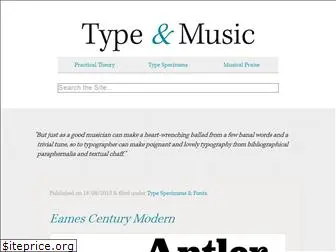 typeandmusic.com
