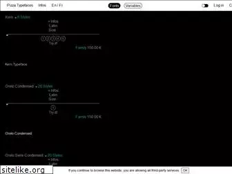 typefaces.pizza
