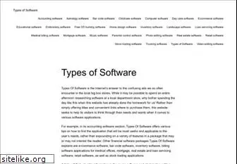 typesofsoftware.com