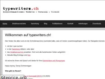 typewriters.ch