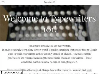 typewriters101.com