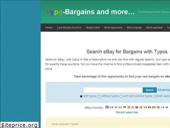 typo-bargains.com