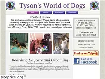 tysonsworldofdogs.com