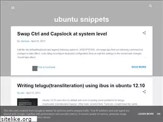 ubuntu-snippets.blogspot.com