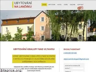 ubytovanivkralupech.com