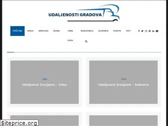 udaljenostigradova.com