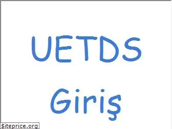 uetds.org