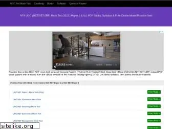 ugcnetmocktest.in