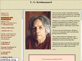 ugkrishnamurti.net