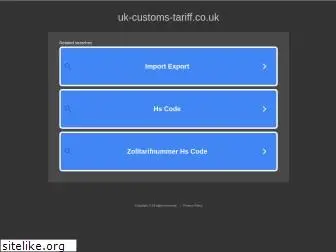 uk-customs-tariff.co.uk