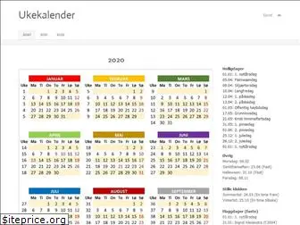 ukekalender.no