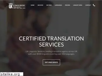 uklinguisticservices.co.uk