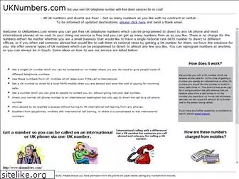 uknumbers.com