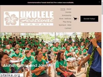 ukulelefestivalhawaii.org