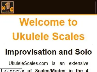 ukulelescales.com
