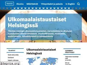 ulkomaalaistaustaisethelsingissa.fi