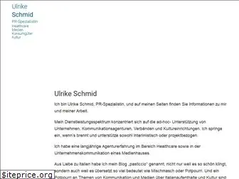 ulrikeschmid.eu