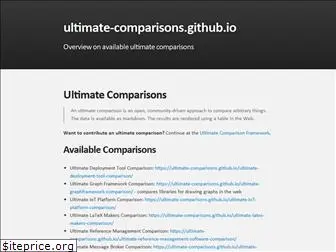 ultimate-comparisons.github.io
