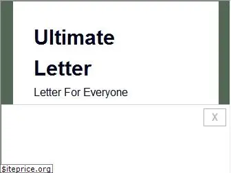 ultimateletter.com