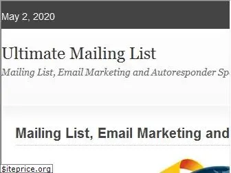 ultimatemailinglist.com