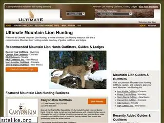 ultimatemountainlionhunting.com