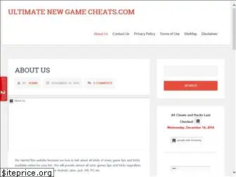 ultimatenewgamecheats.com