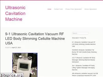 ultrasoniccavitationmachine.com