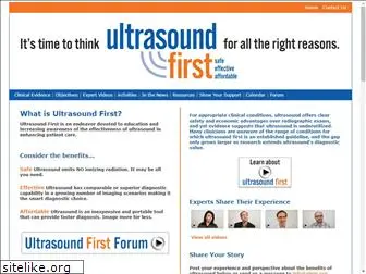 ultrasoundfirst.org