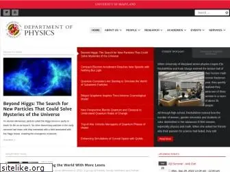 umdphysics.umd.edu