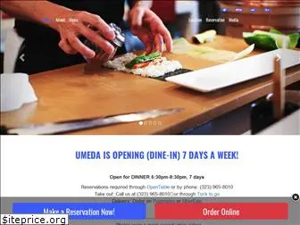 umedarestaurant.com